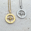 North Star Compass Pendant Necklace