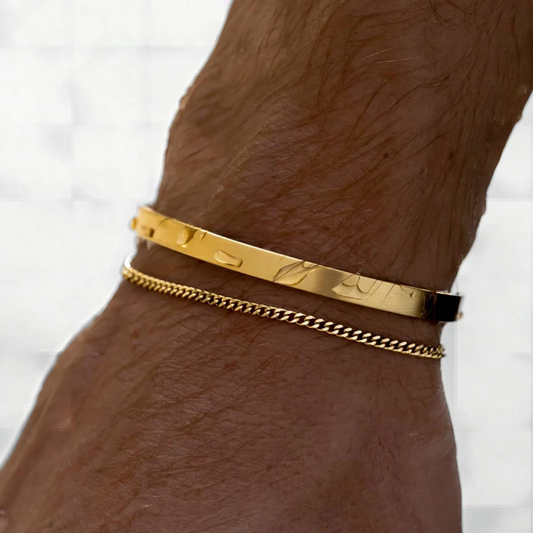 2 Piece Stackable Bangle Bracelet