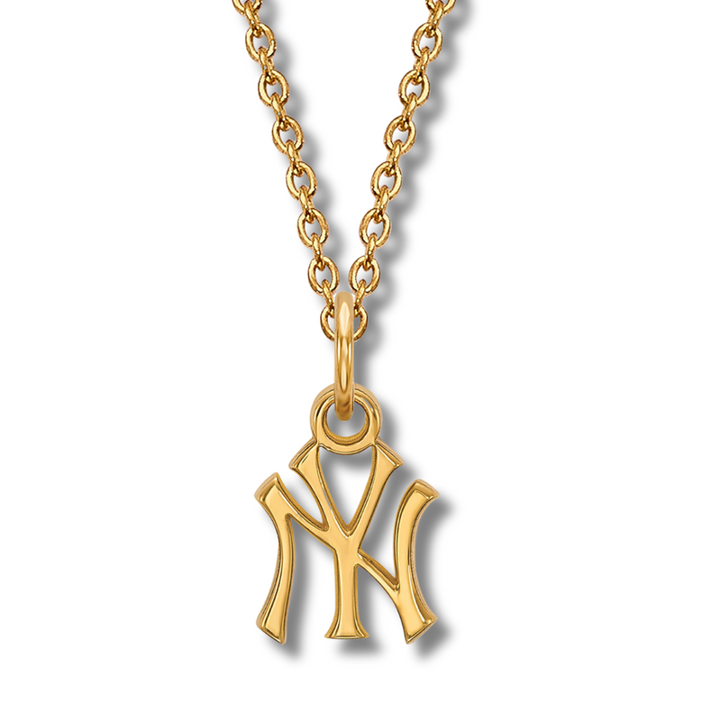 Gold Pendant Necklace - NY - linkedlondon