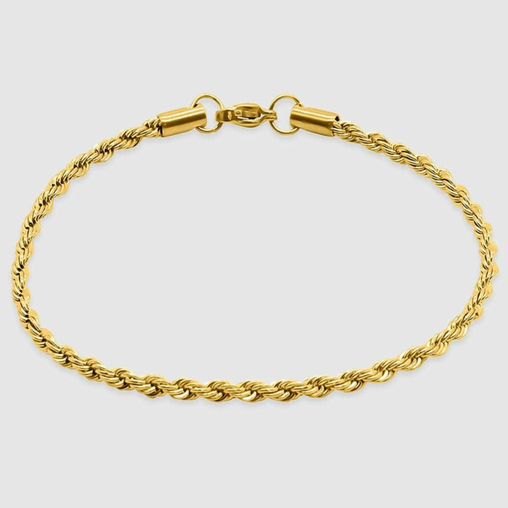 Gold Bracelet - Rope 3mm - linkedlondon