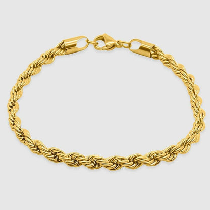 Gold Bracelet - Rope 5mm - linkedlondon