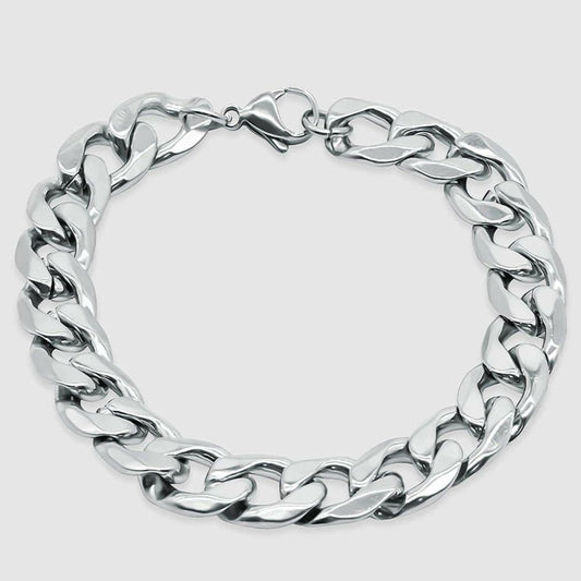 Silver Bracelet - Cuban 12mm - linkedlondon