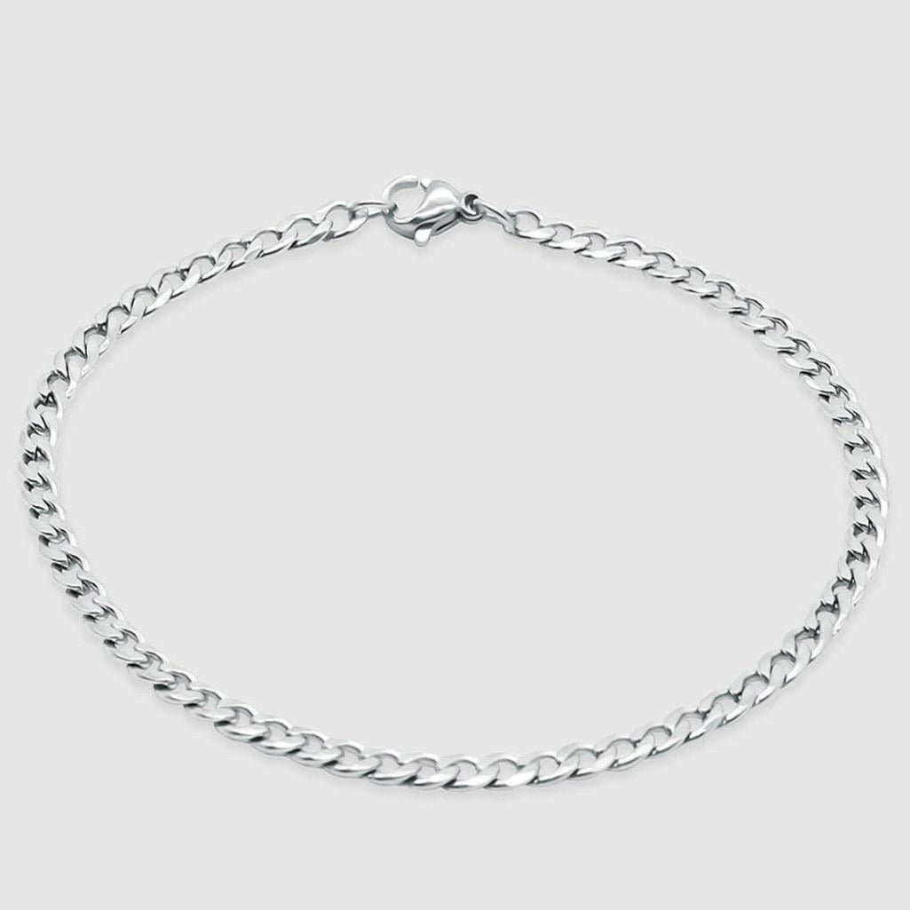 Silver Bracelet - Cuban 4mm - linkedlondon