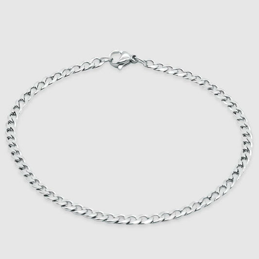 Silver Bracelet - Cuban 4mm - linkedlondon