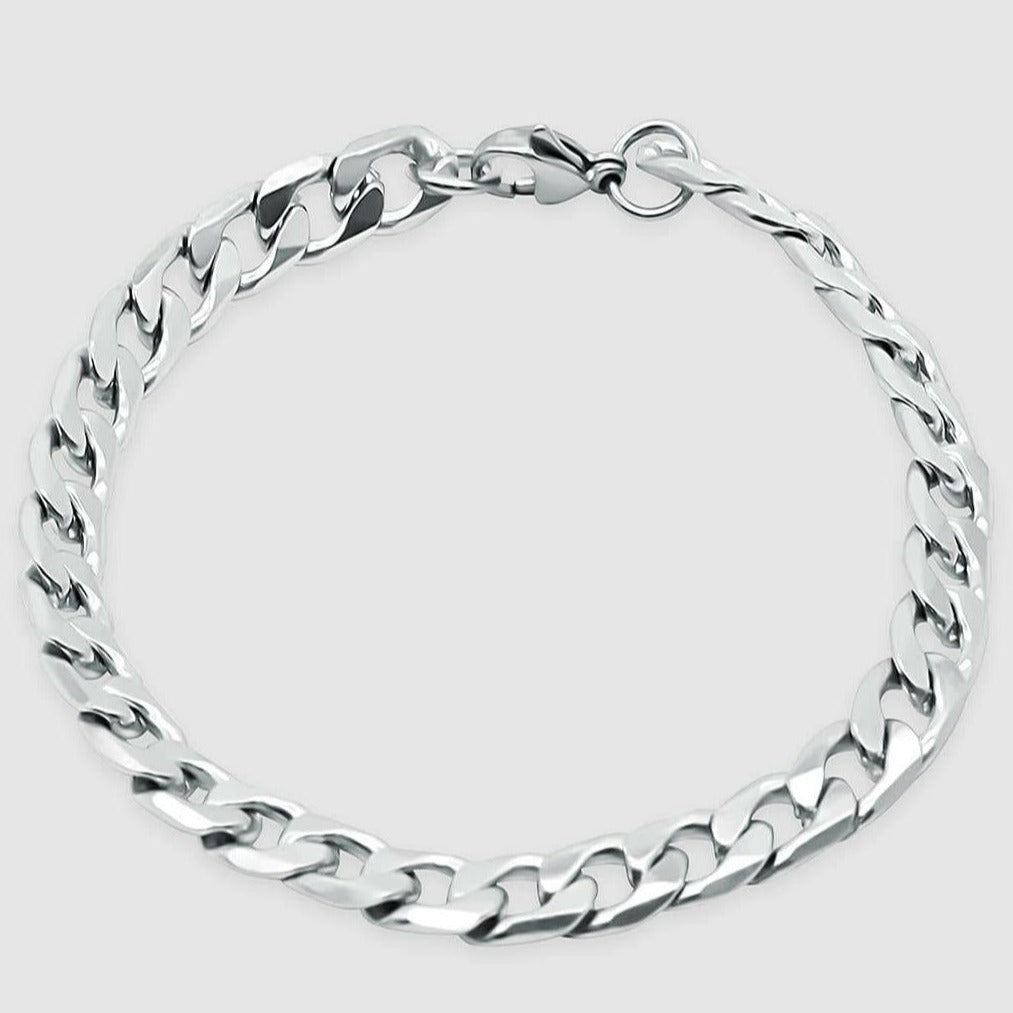 Silver Bracelet - Cuban 8mm - linkedlondon