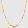 Gold Chain Necklace - Figaro 3mm - linkedlondon