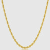 Gold Chain Necklace - Rope 3mm - linkedlondon