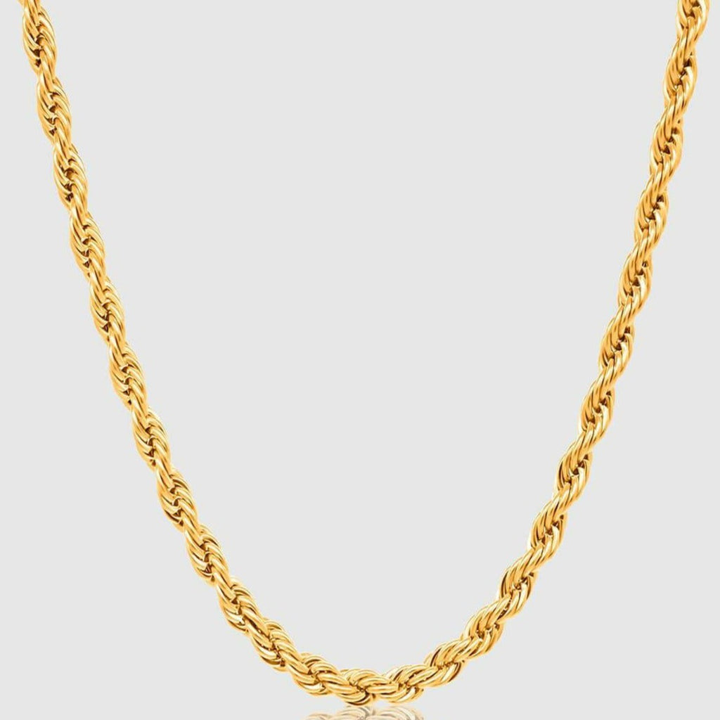 Gold Chain Necklace - Rope 5mm - linkedlondon