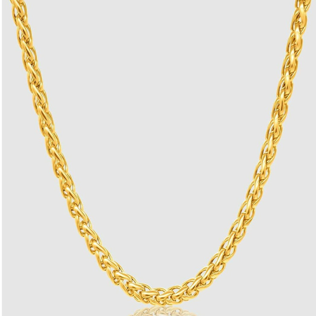 Gold Chain Necklace - Wheat 5mm - linkedlondon
