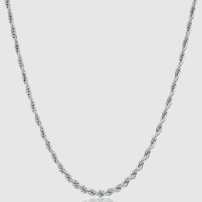 Silver Chain Necklace - Rope 3mm - linkedlondon