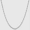 Silver Chain Necklace - Rope 3mm - linkedlondon