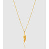 Gold Pendant Necklace - Angel Wing - linkedlondon