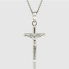 Women's Silver Pendant Necklace - Crucifix - linkedlondon